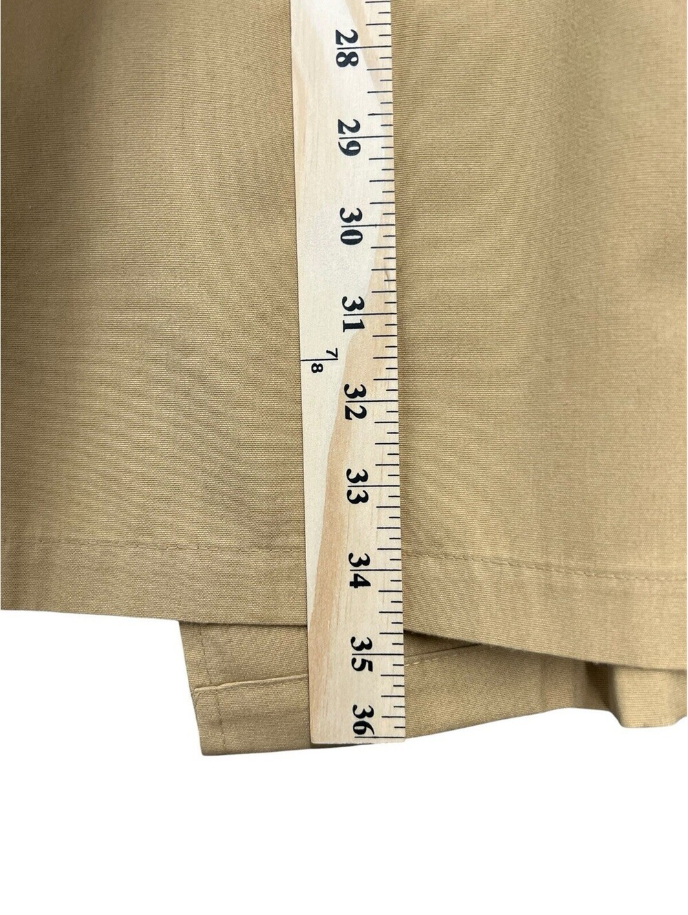 London Fog Beige Trench Coat - Picture 6 of 7